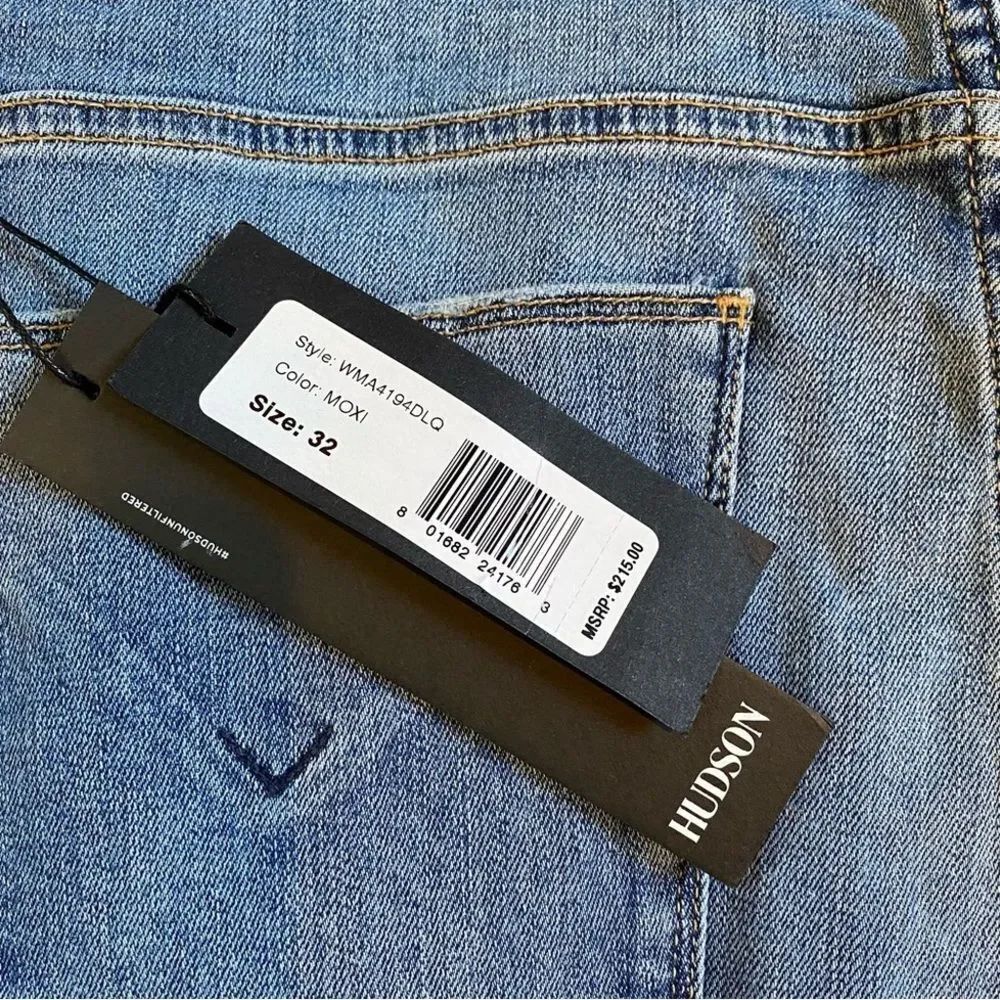 NWT Hudson Jeans Sz 32/14 Nico in Color Moxi - Picture 5 of 9